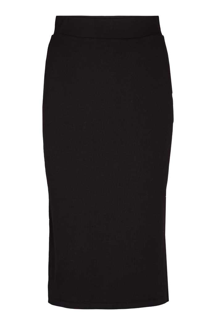Basic Apparel Ludmilla Long Skirt Nederdele 001 Black